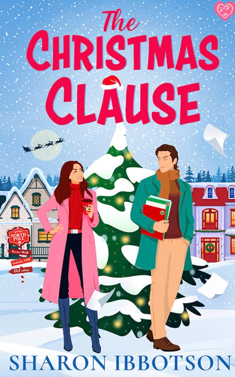 The Christmas Clause - book front cover. Author Sharon Ibbotson.